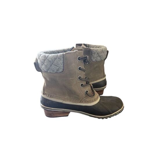 Sorel Slimpack II Womens Gray Lace Up Waterproof Insulated Winter Boots Size 8 - Picture 13 of 16